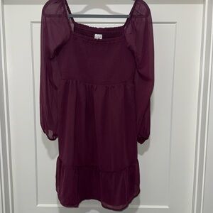 Isabela boutique Maroon small dress! Never worn!